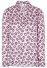 LANGARM BLUSE 1863 BY ETERNA - PREMIUM SATINBINDUNG FLIEDER/TAUPE