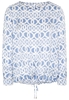 LANGARM BLUSE 1863 BY ETERNA - PREMIUM SATINBINDUNG HELLBLAU/WEISS