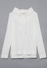 LANGARM BLUSE 1863 BY ETERNA - PREMIUM SATINGEWEBE OFFWHITE UNIFARBEN
