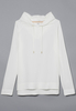 LANGARM BLUSE 1863 BY ETERNA - PREMIUM SATINGEWEBE OFFWHITE UNIFARBEN