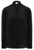 LANGARM BLUSE 1863 BY ETERNA - PREMIUM SCHWARZ UNIFARBEN