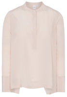 LANGARM BLUSE 1863 BY ETERNA - PREMIUM SEIDE BEIGE UNIFARBEN