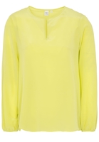 LANGARM BLUSE 1863 BY ETERNA - PREMIUM SEIDE LIME UNIFARBEN