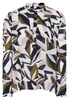 LANGARM BLUSE 1863 BY ETERNA - PREMIUM SEIDE MARINE/OLIV/FLIEDER