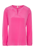 LANGARM BLUSE 1863 BY ETERNA - PREMIUM SEIDE PINK UNIFARBEN
