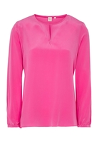 LANGARM BLUSE 1863 BY ETERNA - PREMIUM SEIDE PINK UNIFARBEN