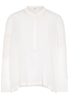 LANGARM BLUSE 1863 BY ETERNA - PREMIUM SEIDE WEISS UNIFARBEN