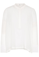 LANGARM BLUSE 1863 BY ETERNA - PREMIUM SEIDE WEISS UNIFARBEN