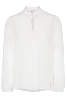 LANGARM BLUSE 1863 BY ETERNA - PREMIUM SEIDE WEISS UNIFARBEN