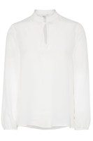LANGARM BLUSE 1863 BY ETERNA - PREMIUM SEIDE WEISS UNIFARBEN