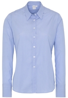 LANGARM BLUSE 1863 BY ETERNA - PREMIUM SLIM FIT SATINBINDUNG