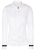 LANGARM BLUSE 1863 BY ETERNA - PREMIUM SLIM FIT SATINGEWEBE WEISS/GOLD