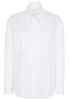 LANGARM BLUSE 1863 BY ETERNA - PREMIUM STRETCH WEISS UNIFARBEN