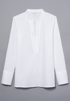 LANGARM BLUSE 1863 BY ETERNA - PREMIUM STRETCH WEISS UNIFARBEN