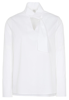LANGARM BLUSE 1863 BY ETERNA - PREMIUM STRETCH WEISS UNIFARBEN