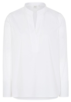 LANGARM BLUSE 1863 BY ETERNA - PREMIUM STRETCH WEISS UNIFARBEN