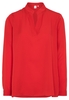 LANGARM BLUSE 1863 BY ETERNA - PREMIUM TENCEL ROT UNIFARBEN