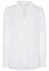LANGARM BLUSE 1863 BY ETERNA - PREMIUM TENCEL WEISS UNIFARBEN