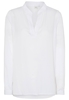 LANGARM BLUSE 1863 BY ETERNA - PREMIUM TENCEL WEISS UNIFARBEN