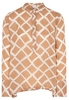LANGARM BLUSE 1863 BY ETERNA - PREMIUM VISKOSE-MISCHUNG BEIGE/WEISS