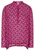 LANGARM BLUSE 1863 BY ETERNA - PREMIUM VISKOSE PINK BEDRUCKT