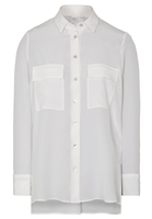LANGARM BLUSE 1863 BY ETERNA - PREMIUM WEISS UNIFARBEN