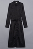 LANGARM BLUSENKLEID 1863 BY ETERNA - PREMIUM SATINGEWEBE SCHWARZ
