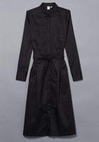 LANGARM BLUSENKLEID 1863 BY ETERNA - PREMIUM SATINGEWEBE SCHWARZ