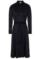LANGARM BLUSENKLEID 1863 BY ETERNA - PREMIUM SATINGEWEBE SCHWARZ