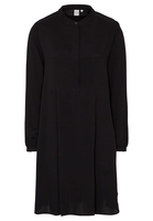 LANGARM BLUSENKLEID 1863 BY ETERNA - PREMIUM SCHWARZ UNIFARBEN