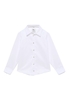 Luxury Shirt in weiß unifarben