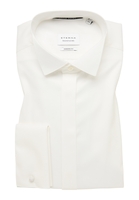 MODERN FIT Cover Shirt in beige unifarben