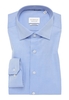 MODERN FIT Cover Shirt in blau unifarben