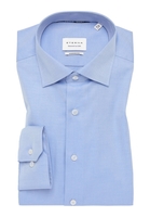 MODERN FIT Cover Shirt in blau unifarben
