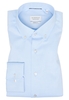 MODERN FIT Cover Shirt in hellblau unifarben