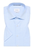 MODERN FIT Cover Shirt in hellblau unifarben