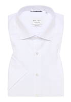 MODERN FIT Cover Shirt in weiß unifarben