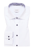 MODERN FIT Cover Shirt in weiß unifarben