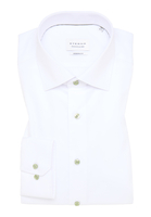 MODERN FIT Cover Shirt in weiß unifarben