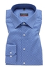 MODERN FIT Hemd in hellblau bedruckt