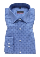MODERN FIT Hemd in hellblau bedruckt