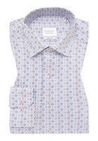 MODERN FIT Hemd in hellblau bedruckt