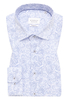 MODERN FIT Hemd in hellblau bedruckt