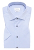 MODERN FIT Hemd in hellblau bedruckt