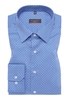 MODERN FIT Hemd in hellblau bedruckt