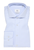 MODERN FIT Hemd in hellblau kariert