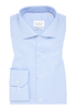MODERN FIT Hemd in hellblau strukturiert