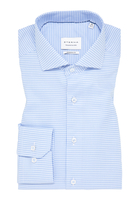 MODERN FIT Hemd in hellblau strukturiert
