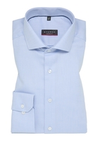 MODERN FIT Hemd in hellblau strukturiert