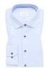 MODERN FIT Hemd in hellblau strukturiert
